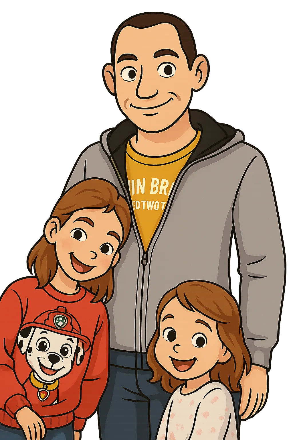 Viktor Berczeli with family